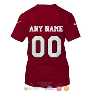 Personalized Nfl Arizona Cardinals Red Custom 3D Shirt