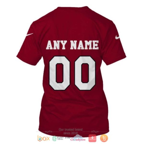 Personalized Nfl Arizona Cardinals Red Custom 3D Shirt