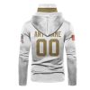 Personalized Nfl Arizona Cardinals White 3D Hoodie Mask