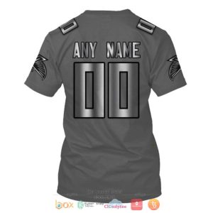 Personalized Nfl Atlanta Falcons Dark Grey Custom 3D Shirt