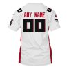 Personalized Nfl Atlanta Falcons White 3D Shirt