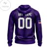 Personalized Nfl Baltimore Ravens Name & Number With United States Flag Hoodie