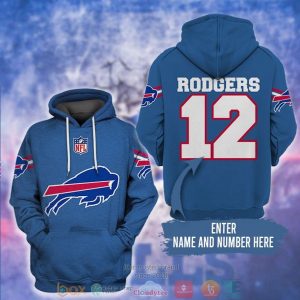 Personalized Nfl Buffalo Bills Custom 3D Hoodie