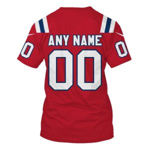 Personalized Nfl Buffalo Bills Red 3D Shirt