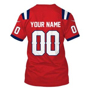 Personalized Nfl Buffalo Bills Red 3D Shirt