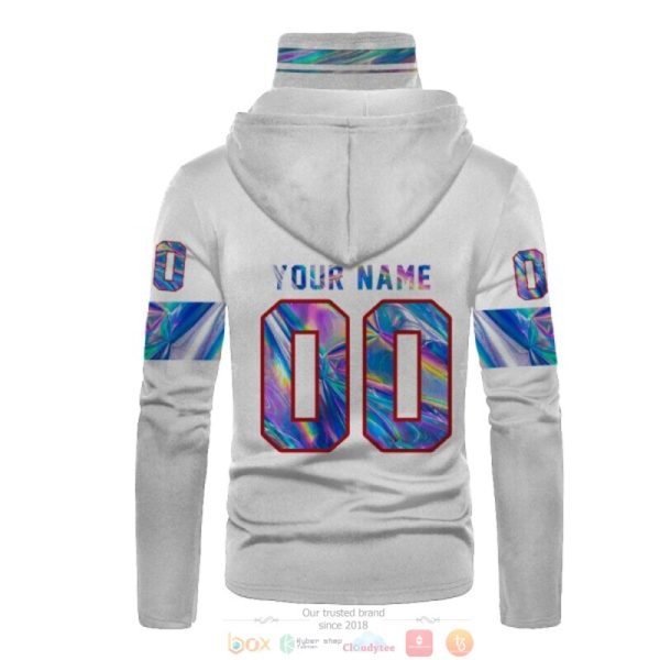 Personalized Nfl Buffalo Bills White Custom 3D Hoodie Mask