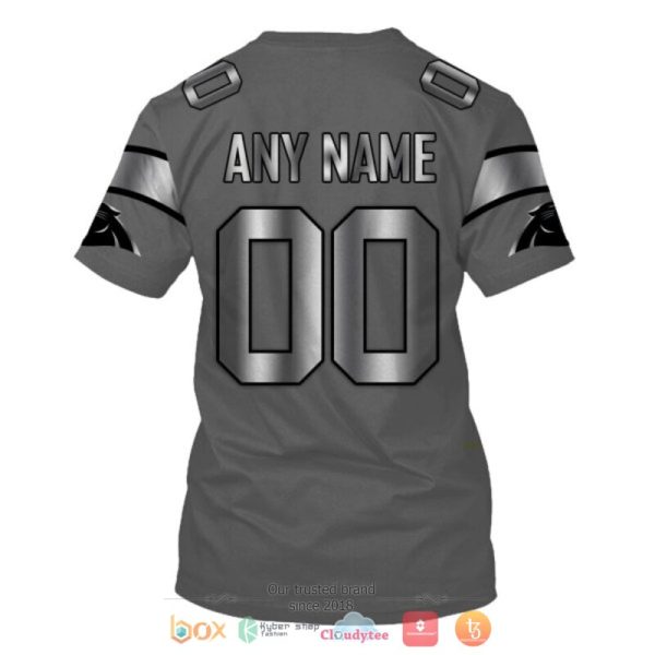 Personalized Nfl Carolina Panthers Dark Grey Custom 3D Shirt