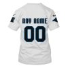 Personalized Nfl Carolina Panthers White 3D Shirt