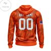 Personalized Nfl Chicago Bears Name & Number With United States Flag Hoodie