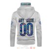 Personalized Nfl Chicago Bears White Custom 3D Hoodie Mask