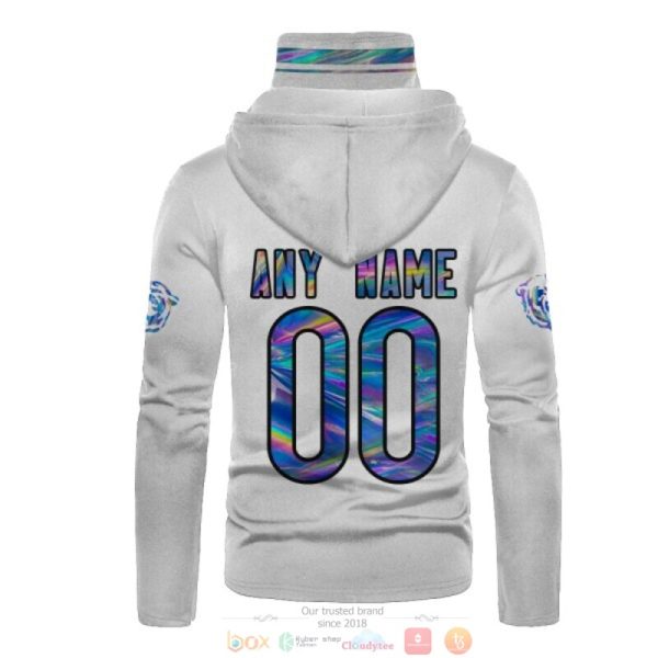 Personalized Nfl Chicago Bears White Custom 3D Hoodie Mask