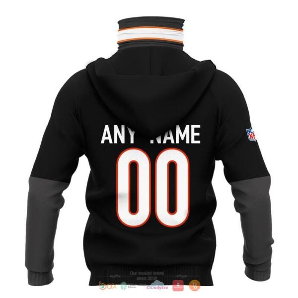 Personalized Nfl Cincinnati Bengals Black Hoodie Mask