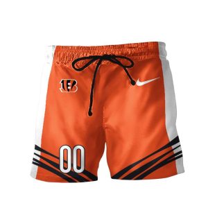 Personalized Nfl Cincinnati Bengals Nike Black Orange 3D Shirt