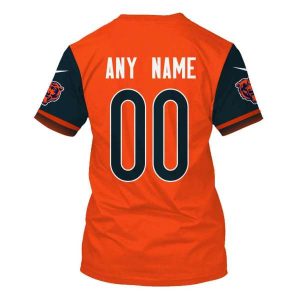 Personalized Nfl Cincinnati Bengals Orange 3D Shirt