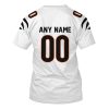 Personalized Nfl Cincinnati Bengals Super Bowl Lvi White 3D Shirt