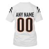 Personalized Nfl Cincinnati Bengals White 3D Shirt