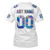 Personalized Nfl Cincinnati Bengals White Hologram Color 3D Shirt