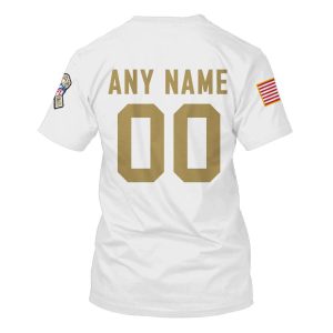 Personalized Nfl Cincinnati Bengals White Salute To Service 3D Shirt