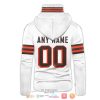 Personalized Nfl Cleveland Browns 1946 White Custom Hoodie Mask