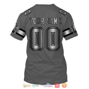 Personalized Nfl Dallas Cowboys Dark Grey Custom 3D Shirt