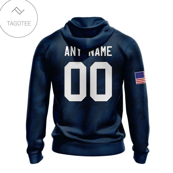 Personalized Nfl Dallas Cowboys Name & Number With United States Flag Hoodie