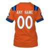 Personalized Nfl Dallas Cowboys Orange 3D Shirt