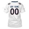 Personalized Nfl Denver Broncos White 3D Shirt