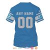 Personalized Nfl Detroit Lions Blue Custom 3D Shirt