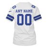 Personalized Nfl Detroit Lions White 3D Shirt