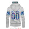 Personalized Nfl Detroit Lions White Hologram Custom 3D Hoodie Mask