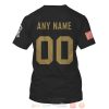 Personalized Nfl Football Washington Salute To Service Black 3D Hoodie