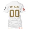 Personalized Nfl Football Washington Salute To Service White 3D Hoodie