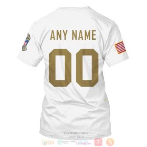 Personalized Nfl Football Washington Salute To Service White 3D Hoodie