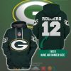 Personalized Nfl Green Bay Packers Dark Green 3D Hoodie