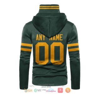 Personalized Nfl Green Bay Packers Dark Green Custom 3D Hoodie Mask