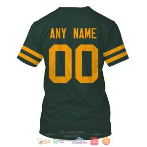 Personalized Nfl Green Bay Packers Dark Green Custom 3D Shirt