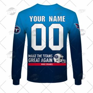 Personalized Nfl Head Coach Mike Vrabel Tennessee Titans 3D Shirt