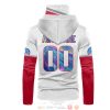 Personalized Nfl Houston Texans White Red Custom 3D Hoodie Mask