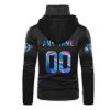 Personalized Nfl Indianapolis Colts Black Hologram Color 3D Hoodie Mask