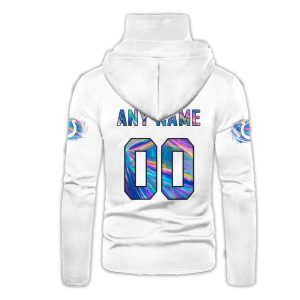 Personalized Nfl Indianapolis Colts White Hologram Color 3D Hoodie Mask