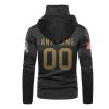 Personalized Nfl Jacksonville Jaguars Black 3D Hoodie Mask