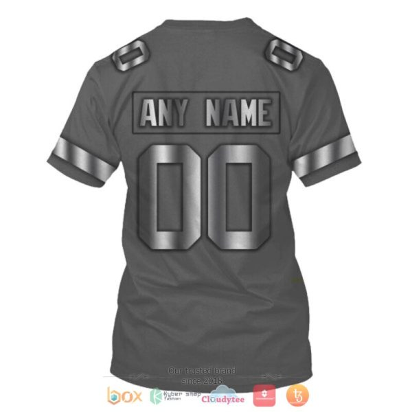 Personalized Nfl Jacksonville Jaguars Dark Grey Custom 3D Shirt