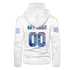 Personalized Nfl Jacksonville Jaguars White Hologram Color 3D Hoodie Mask