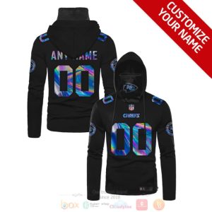 Hologram Color Personalized 3D Hoodie Mask