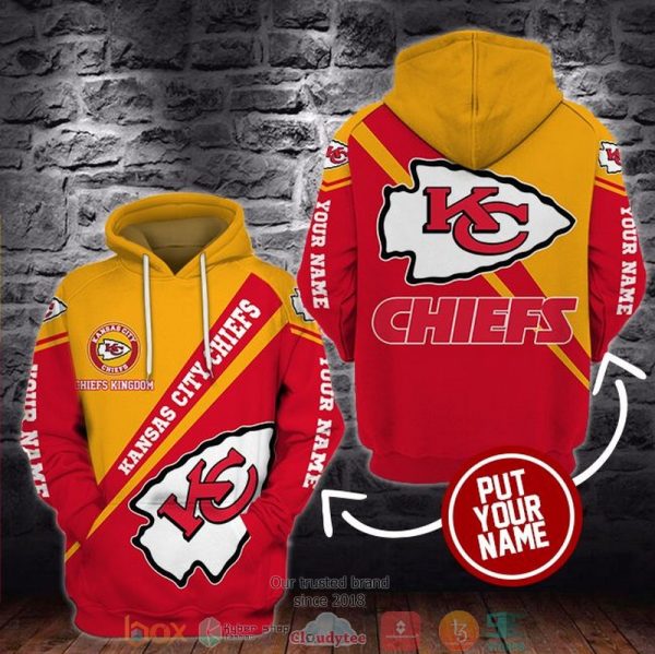 Personalized Nfl Kansas City Chiefs Chief Kingdom Custom 3D Hoodie