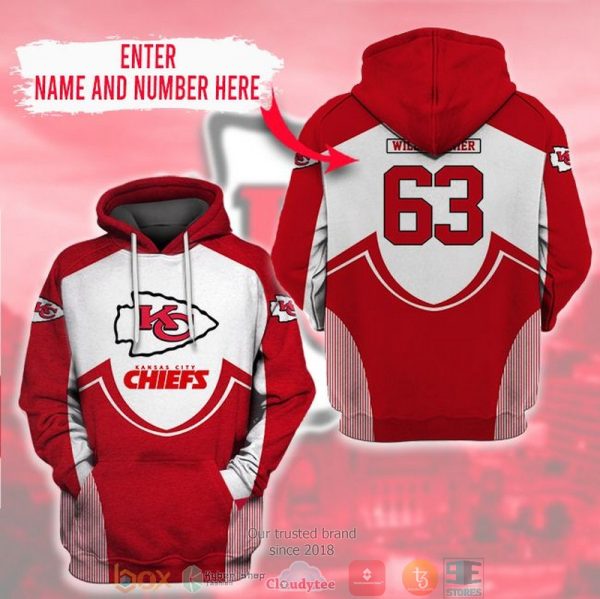 Personalized Nfl Kansas City Chiefs Custom 3D Hoodie