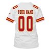 Personalized Nfl Kansas City Chiefs Logo White 3D Shirt