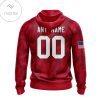 Personalized Nfl Kansas City Chiefs Name & Number With United States Flag Hoodie