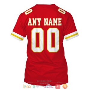 Personalized Nfl Kansas City Chiefs Red Custom 3D Shirt