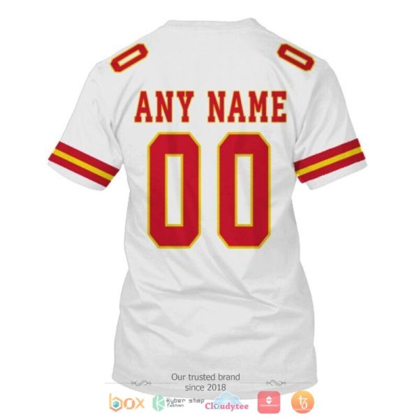 Personalized Nfl Liv Kansas City Chiefs White Custom 3D Shirt